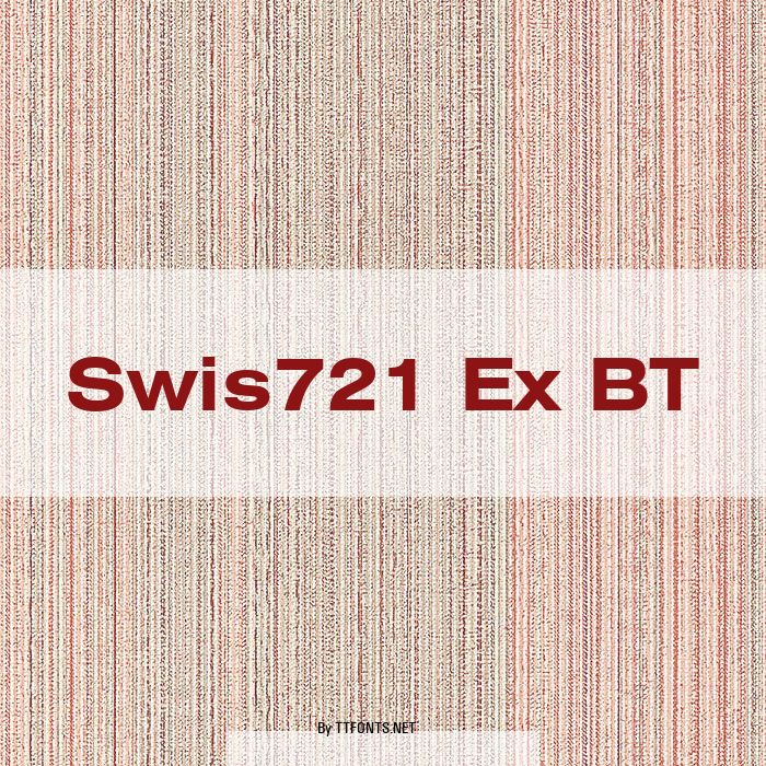 Swis721 Ex BT example
